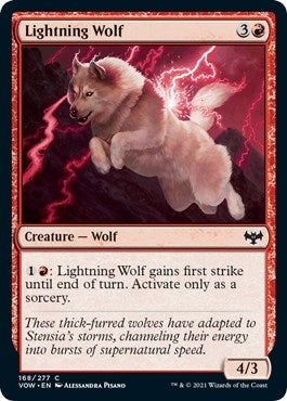 Image for Lightning Wolf (168) [Innistrad: Crimson Vow]