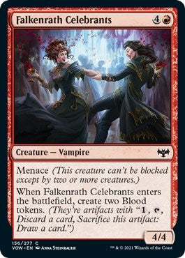 Image for Falkenrath Celebrants (156) [Innistrad: Crimson Vow]