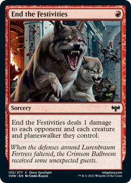 Image for End the Festivities (155) [Innistrad: Crimson Vow]