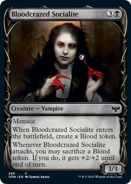 Image for Bloodcrazed Socialite (Showcase) (288) [Innistrad: Crimson Vow]