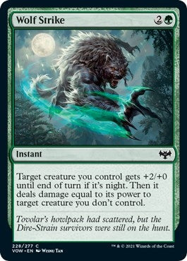 Image for Wolf Strike (228) [Innistrad: Crimson Vow]