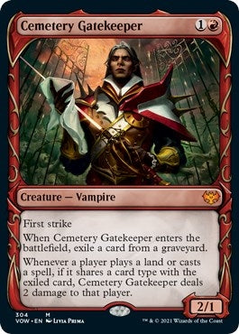 Image for Cemetery Gatekeeper (Showcase) (304) [Innistrad: Crimson Vow]
