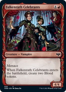 Image for Falkenrath Celebrants (Showcase) (306) [Innistrad: Crimson Vow]