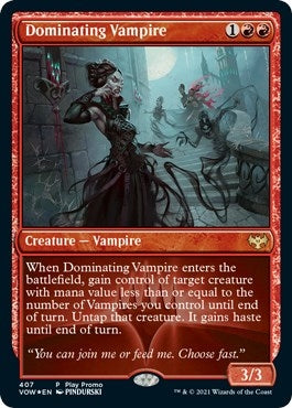 Image for Dominating Vampire (407) [Play Promos]