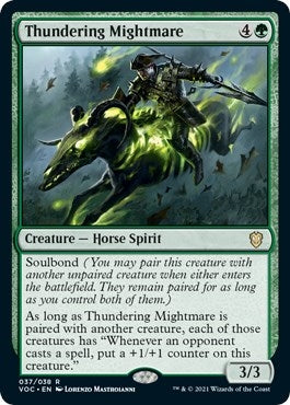 Image for Thundering Mightmare (37) [Commander: Innistrad: Crimson Vow]