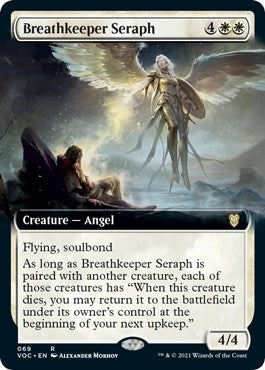 Image for Breathkeeper Seraph (Extended Art) (69) [Commander: Innistrad: Crimson Vow]