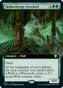 Image for Hollowhenge Overlord (Extended Art) (74) [Commander: Innistrad: Crimson Vow]
