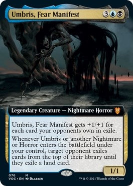 Image for Umbris, Fear Manifest (Extended Art) (76) [Commander: Innistrad: Crimson Vow]