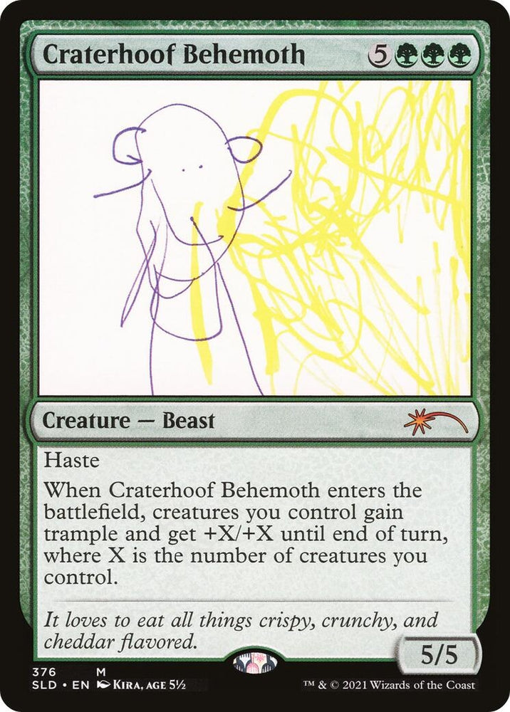 Image for Craterhoof Behemoth (376) (376) [Secret Lair Drop Series]