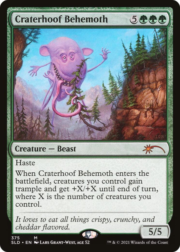 Image for Craterhoof Behemoth (375) (375) [Secret Lair Drop Series]