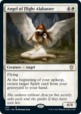 Image for Angel of Flight Alabaster (77) [Commander: Innistrad: Crimson Vow]