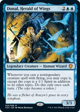 Image for Donal, Herald of Wings (3) [Commander: Innistrad: Crimson Vow]
