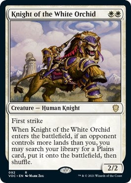 Image for Knight of the White Orchid (92) [Commander: Innistrad: Crimson Vow]