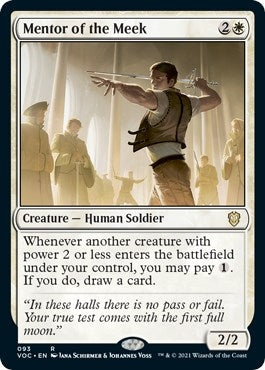 Image for Mentor of the Meek (93) [Commander: Innistrad: Crimson Vow]