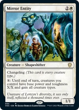 Image for Mirror Entity (94) [Commander: Innistrad: Crimson Vow]