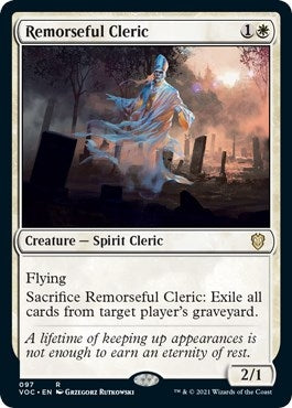 Image for Remorseful Cleric (97) [Commander: Innistrad: Crimson Vow]