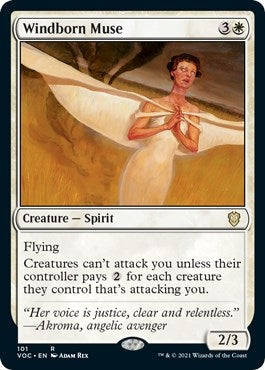 Image for Windborn Muse (101) [Commander: Innistrad: Crimson Vow]