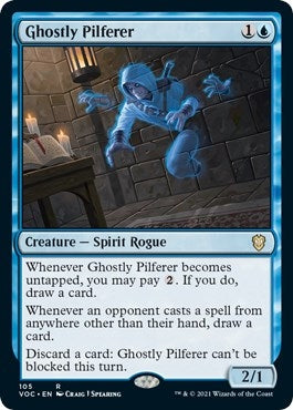 Image for Ghostly Pilferer (105) [Commander: Innistrad: Crimson Vow]