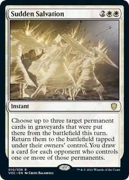 Image for Sudden Salvation (10) [Commander: Innistrad: Crimson Vow]