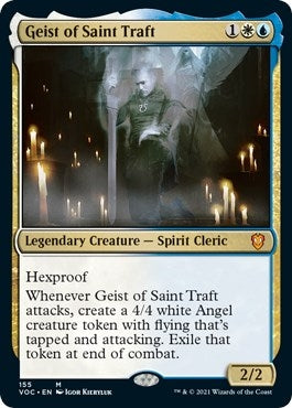 Image for Geist of Saint Traft (155) [Commander: Innistrad: Crimson Vow]