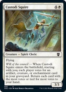 Image for Custodi Squire (83) [Commander: Innistrad: Crimson Vow]