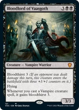 Image for Bloodlord of Vaasgoth (121) [Commander: Innistrad: Crimson Vow]