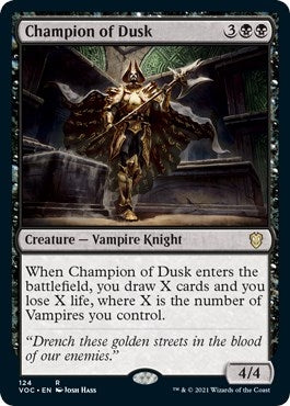 Image for Champion of Dusk (124) [Commander: Innistrad: Crimson Vow]