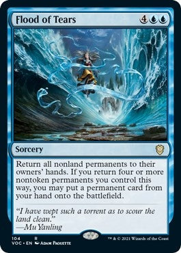 Image for Flood of Tears (104) [Commander: Innistrad: Crimson Vow]
