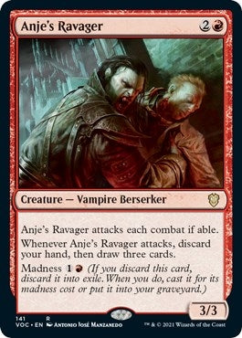 Image for Anje's Ravager (141) [Commander: Innistrad: Crimson Vow]