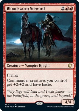 Image for Bloodsworn Steward (144) [Commander: Innistrad: Crimson Vow]