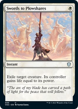 Image for Swords to Plowshares (99) [Commander: Innistrad: Crimson Vow]