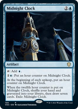 Image for Midnight Clock (108) [Commander: Innistrad: Crimson Vow]