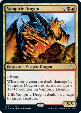 Image for Vampiric Dragon (158) [Commander: Innistrad: Crimson Vow]