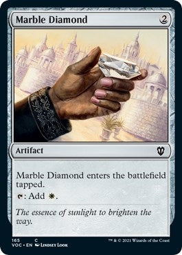 Image for Marble Diamond (165) [Commander: Innistrad: Crimson Vow]