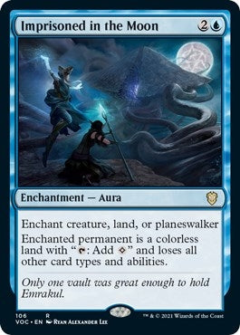 Image for Imprisoned in the Moon (106) [Commander: Innistrad: Crimson Vow]