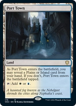 Image for Port Town (178) [Commander: Innistrad: Crimson Vow]