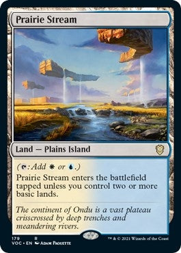 Image for Prairie Stream (179) [Commander: Innistrad: Crimson Vow]