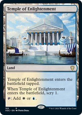 Image for Temple of Enlightenment (185) [Commander: Innistrad: Crimson Vow]