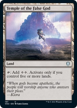 Image for Temple of the False God (187) [Commander: Innistrad: Crimson Vow]