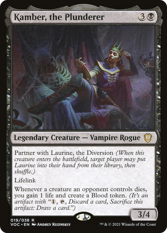 Image for Kamber, the Plunderer (19) [Commander: Innistrad: Crimson Vow]