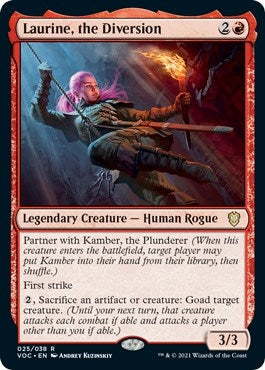 Image for Laurine, the Diversion (25) [Commander: Innistrad: Crimson Vow]
