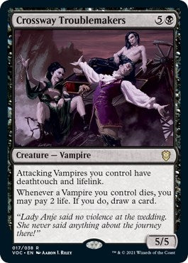 Image for Crossway Troublemakers (17) [Commander: Innistrad: Crimson Vow]