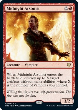 Image for Midnight Arsonist (27) [Commander: Innistrad: Crimson Vow]