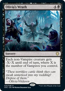 Image for Olivia's Wrath (20) [Commander: Innistrad: Crimson Vow]