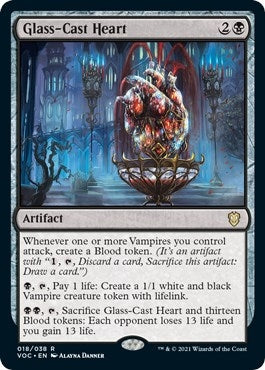 Image for Glass-Cast Heart (18) [Commander: Innistrad: Crimson Vow]