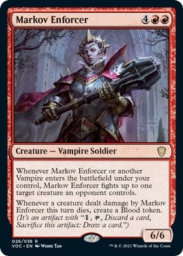 Image for Markov Enforcer (26) [Commander: Innistrad: Crimson Vow]