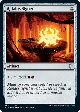Image for Rakdos Signet (166) [Commander: Innistrad: Crimson Vow]