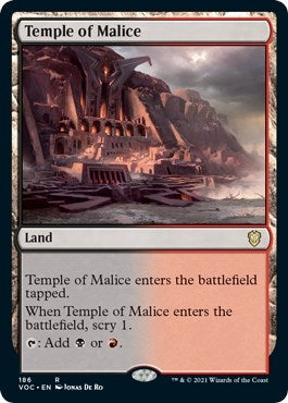 Image for Temple of Malice (186) [Commander: Innistrad: Crimson Vow]