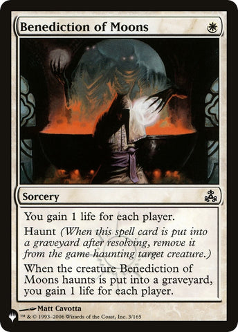 Image for Benediction of Moons (3) [The List Reprints]