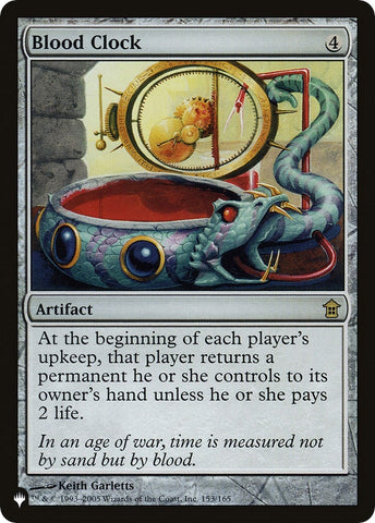 Image for Blood Clock (153) [The List Reprints]